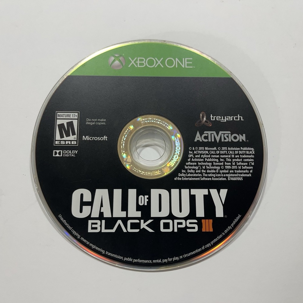 Call of Duty: Black Ops 3 Xbox One - Xbox One Disc Only Tested/Working